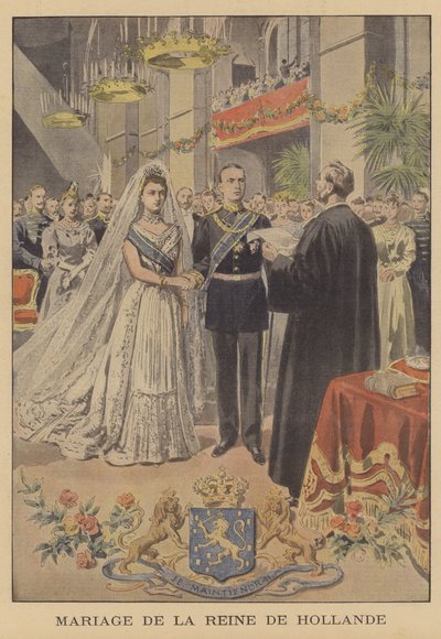 Marriage of the Queen of the Netherlands by French School